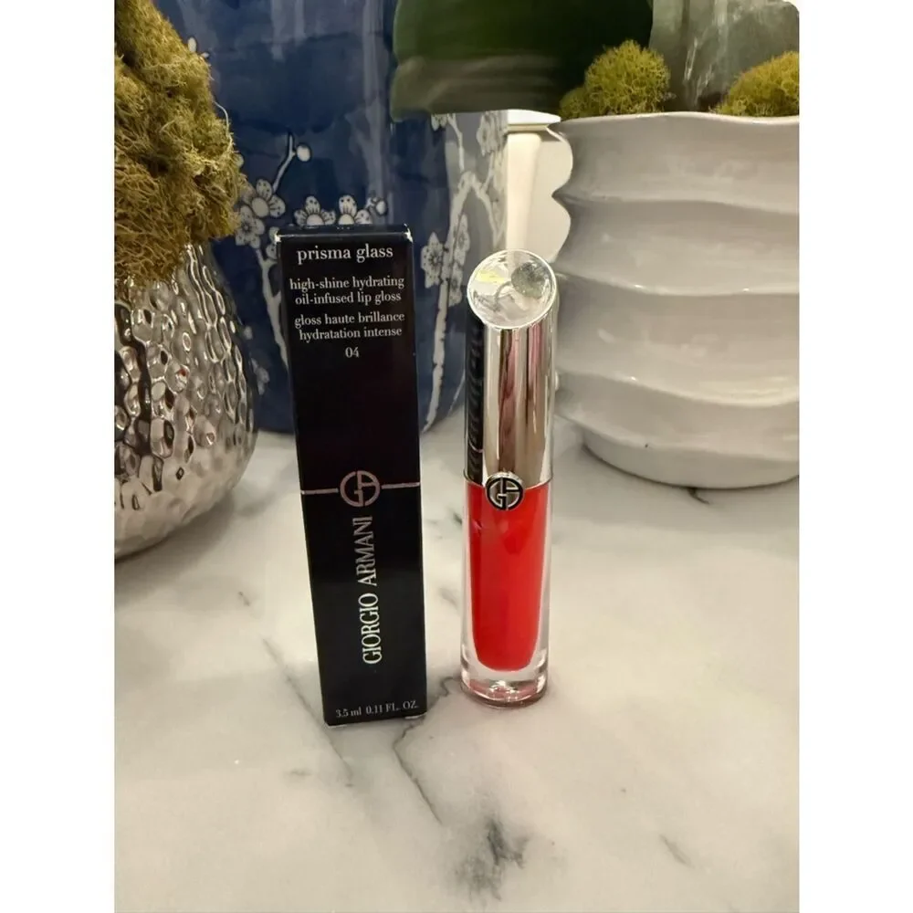Armani Beauty Prisma Glass Hydrating Lip Gloss with Squalane